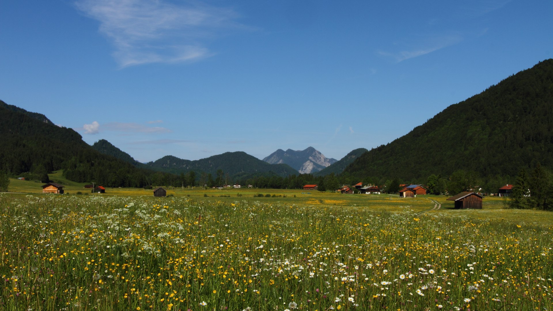 Blick vom Reitgraben, © Gemeinde Jachenau