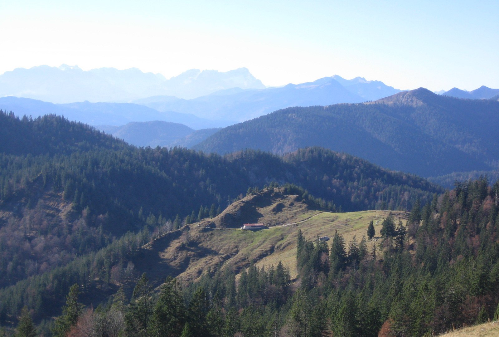 Blich auf Staffel im Herbst, © Gemeinde Jachenau